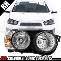 ราคา ชุดไฟหน้ารถยนต์ ไฟหน้า สำหรับ เชฟโรเลต โซนิค CHEVROLET SONIC ปี 2012 2015 1 คู่ มีขายแยก ซ้าย ขวา (18487481474)
