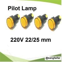 ราคา Pilot Lamp ไพลอตแลมป์ สีเหลือง ขนาด 22 mm 25 mm 220VAC ไฟตู้คอนโทรล LED (397761588)