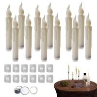 ราคา Floating Candles with Wand Taper Candles with Wand Remote Floating Magic Candles for Window Halloween Party Movie Theme Church Holiday Halloween Home Decoration natural (20473954612)