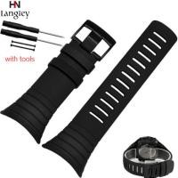 ราคา Zhangeer ใหม่สายนาฬิกาซิลิโคน หัวเข็มขัดSUUNTO COREเปลี่ยนนาฬิกาอิเล็กทรอนิกส์กันน้ำสายนาฬิกาผู้ชายสายรัดข้อมือ35มม (5363688179)