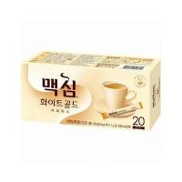 ราคา ส่งตรงจากเกาหลี Hot item 맥심 화이트골드 커피믹스 กาแฟสำเร็จรูป Maxim White Gold Instant Coffee20 ซอง กล่อง (10266601234)