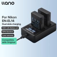 ราคา LLANO แบตเตอรี่กล้อง Nikon EN EL14 1030mAh สำหรับ D3100 D3200 D3300 D3400 D3500 D5100 D5200 D5200 D5500 D5600 Coolpix P7000 Coolpix P7100 Coolpix P7700 Coolpix P7800 (21053690775)