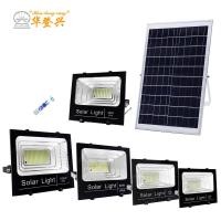 ราคา Solar lighting manufacture solar cell 2 years warranty IP67 light control 40 60 100 200 300 watt solar led flood light (19224421817)
