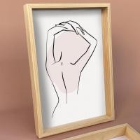 ราคา กรอบรูปมินิมอล กรอบไม้สน รูปแต่งห้อง รูปติดผนัง สไตล์มินิมอล ดอกไม้ Abtract พระอาทิตย์ โบโฮ วิวเมือง วางและแขวน (19601677373)