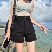ราคา VTA กางเกงยีนส์หลวม ๆ กางเกงขาสั้นผู้หญิง 2023 ฤดูร้อนเอวสูงหัวเข็มขัดคู่ A word ขอบรีดแสดงผอม HM 34 (20359376125)