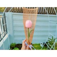 ราคา ช่อดอกทิวลิปถักโครเชต์ ช่อดอกไม้ไหมพรม ทิวลิปถักไหมพรม ดอกทิวลิปถักช่อ ช่อป่านสาน ช่อดอกไม้ (17244261529)