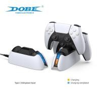 ราคา DOBE แท่นชาร์จคอนโทรลเลอร์คู่สำหรับแท่นชาร์จไร้สาย PS5แท่นชาร์จเร็วพร้อมตัววัดสำหรับเกมแพด PS5 TP5 05103 (19935489019)