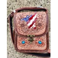 ราคา กระเป๋าสะพายข้าง ไซส์เล็ก7x9นิ้ว หนังแท้ งานทำมือ ลายกัญชา ลายดุน ลายดอกไม้ ธงชาติอเมริกา ประดับเหรียญ คาวบอย งานตอกมือ แกะลาย ทำจากหนังแท้ หนังฟอกฝาด สีน้ำตาล สีดำ กระเป๋าสะพายหนังแท้ หนังวัว (131878