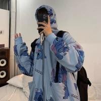 ราคา เสื้อคลุมมีฮู้ดแขนยาว เสื้อแขนยาวฮู้ดมีซิปตรงกลาง เสื้อสเวตเตอร์มีฮู้ด (10407097435)