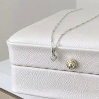 ราคา Winterwinter Jewelry Silver925 เครื่องประดับเงินแท้ เงินแท้925 สร้อยคอพร้อมจี้เล็ก จี้รูปหัวใจ โอปอล์ Opal (12207881778)