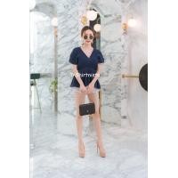 ราคา My top เสื้อยืดหญิง แขนสั้น ไม่ต้องรีด ผ้ายืด สปริงเด้งตัว สาวอวบใส่ได้ ชายระบาย H 24 T SHIRTNISTA (3871066373)