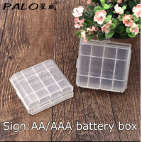 ราคา 1 2 ชิ้น เซ็ต PALO AA AAA Universal Battery Case Hard Plastic Exquisite Storage Box (18035622962)
