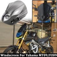 ราคา AmarkสำหรับYamaha MT 09 FZ 09 MT 09 FZ 09 2013 2014 2015 2016 FZ09 MT09กระจกรถจักรยานยนต์กระจกแผ่นเบนทางลมพร้อมBracket (9374449874)