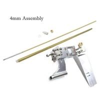 ราคา ชิ้นส่วนเรือ RC หางเสืออะลูมินัมอัลลอย110มม 4มม 4 76มม 3 16 ชุดก้านดัด สตรัทรวมวงเล็บดูดซับคู่หางเสือสำหรับสปีดโบ๊ท Hig (18982118592)