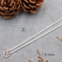 ราคา สร้อยคอเงินแท้925 ลาย สี่เสา 1สลึง2สลึง1บาท ไม่ชุบไม่ลอก พร้อมใบรับประกันและถุงกำมะหยี่ (20001258466)