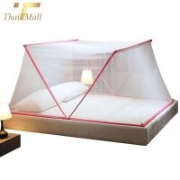 ราคา ThaiTeeMall มุ้งกันยุงพับเก็บได้ มุ้งครอบใหญ่ มุ้งครอบกันยุง มุ้งกระโจม มุ้งเต้นท์ มุ้งครอบเด็ก มุ้งนอน เตียงคู่ CL 0209 (7387864689)