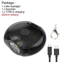 ราคา AS5 Portable mini keychain LED work light USB rechargeable light TYPE C Rechargeable Waterproof Hiking Camping built in battery Type C USB IPX4 Outdoor Camping (20370309367)