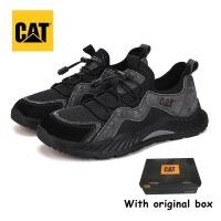 ราคา Caterpillar ระบายอากาศตาข่ายหนังรองเท้าผ้าใบ CAT ผู้ชายรองเท้าลำลองรองเท้าวิ่งจ๊อกกิ้ง (20517430832)