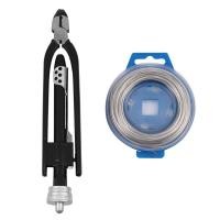 ราคา THLA3P 6inch Aircraft Safety Wire Twisting Pliers Set Lock Twist Twister Tool 15M Roll 0 7mm Stainless Steel Safety Lock Wire (12306148288)
