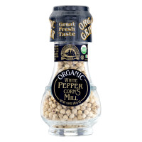 ราคา โดรกีเรีย เมล็ดพริกไทย 45 กรัม White Pepper corns Mill 45g (20487379688)
