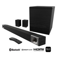 ราคา KLIPSCH CINEMA 600 SOUNDBAR WIRELESS SUBWOOFER SURROUND 3 660W 5 1 CHANNEL ลําโพงซาวบาร์ 5 1 Channel ซัฟวูฟเฟอร์ไร้สาย สินค้าใหม่แกะกล่อง รับประกันศูนย์ไทย (8891708186)