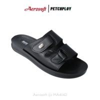 ราคา Aerosoft รุ่น MA4142 รองเท้าแตะผู้ชายแบบสวม แอโร่ซอฟ พื้นนุ่ม ใส่สบาย ของแท้ พร้อมส่ง รุ่น MA4142 (3775082813)