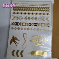 ราคา พร้อมส่ง แทททูสีทอง แทททูทอง แทททูติดตัว แทททูติดตัว (19604611589)