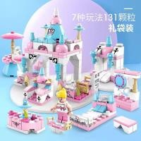 ราคา ของเล่น Frozen ปราสาทเจ้าหญิงชุดบล็อกตัวต่อสำหรับตัวต่อของเล่นปริศนาอนุภาคเด็กผู้หญิง (19670342410)
