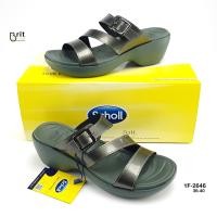 ราคา Scholl Rita 1f 2646 รองเท้าแตะหญิง รองเท้าส้นสูง (4334594003)