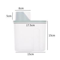 ราคา กระบอกอาหาร กล่องใส่อาหารแมว ที่ใส่ข้าวสาร กล่องเก็บของแบบปิดผนึก ใช้ถนอมอาหาร สำหรับถนอมอาหาร ข้าว ธัญพืช ซีเรียล พร้อมถ้วยตวง (14624355495)