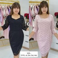 ราคา เดรสสาวอวบ เดรสเข้ารูป เดรสสีดำ ชุดแซก เดรสยาว (19563011495)