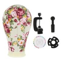 ราคา ROSENICE หัวทำวิกหุ่นวิกผมจอแสดงผลหัวจัดแต่ง DIY หัวหุ่นนางแบบวิกผม (8709458047)