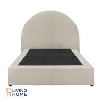 ราคา ผ่อน0 Livinghome FurnitureMall เตียงนอน ขนาด 3 5 5 6 ฟุต รุ่น LESTER สีชมพู เขียว เทา ฟ้าอมเทา ครีม เตียงสไตล์มินิมอล (15881101886)