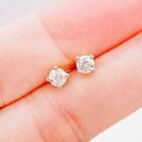 ราคา พร้อมส่ง ต่างหูเพชรแท้น้ำ100 ทองคำแท้9K ทอง37 5 เพชรเบลเยี่ยมแท้ ขายได้ มีการ์ดรับประกัน 9KPE1213 (18221773003)