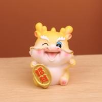 ราคา หุ่นมังกรจิ๋วขนาดจิ๋วสำหรับตกแต่งบ้านโต๊ะสำนักงานอุปกรณ์เสริม2024เป็นของขวัญปีใหม่ (20360485338)