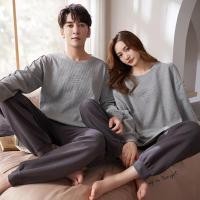 ราคา Foply Lovers Pyjamas 100 Cotton Pajama Full Sleeve Sets Cartoon Couple Pajamas For Women Sleepwear Sets Winter Pijama Mujer (20439993757)