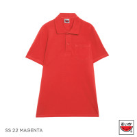 ราคา แตงโม SUIKA เสื้อแตงโมคอปก POLO ชาย หญิง 05 BRIGHT RED (18204429136)