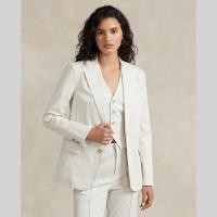 ราคา Sale Polo Ralph Lauren เสื้อเบลเซอร์ผู้หญิง Blazer Stretch Chino Blazer รุ่น WMPOOTWN5V20198 สีขาว (20849828587)