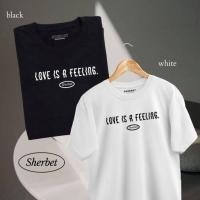 ราคา เสื้อยืดลาย love is feeling sherbetteeshop (20023401413)