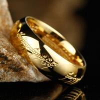 ราคา Europe and the Lord of the rings ring men star model couples the ring ring real gold plated cross border ornaments Normal shipment (19734788076)