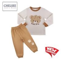 ราคา NEW Chelsee ชุดนอนแขนยาว เด็กผู้ชาย รุ่น 127957 ลายหมี อายุ 2 12 ปี ผ้าแซนวิช 100 Cotton Poly ผ้านุ่ม ชุดนอนเด็กโต (20605116656)