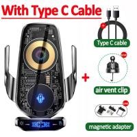 ราคา แท่นชาร์จโทรศัพท์แบบไร้สาย15W แท่นชาร์จเร็วสำหรับ iPhone Samsung Xiaomi ที่ชาร์จในรถยนต์แบบแม่เหล็กอัตโนมัติ (21170945834)