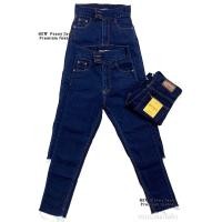 ราคา กางเกงยีนส์ทรงบอย กระดุมป้าย2เม็ด งานฟอกสวย เอวสูงผ้าไม่ยืดขาตัด งานป้าย punny jeans (15997001040)