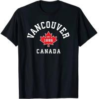 ราคา Vancouver Canada Canadian Flag Maple Leaf Gift Tee T shirt (19023203527)