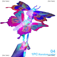 ราคา Hot Sale 1PC Girls Magical Wand Princess Toy GLOW In The Dark Children โปรดปรานวันเกิดของขวัญ Star Ball Magic Stick Shining Fairy Stick ของเล่น (20728087212)