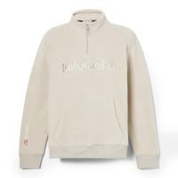 ราคา Timberland Men s Quarter Zip Sweatshirt with Polartec Linear Logo เสื้อสเวตเตอร์ TBLMA2NRK (20471669188)