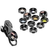 ราคา APEXEL 11 in 1 Camera Phone Lens Kit Wide Angle Macro Full Color Grad Filter CPL ND Star Filter for iPhone Xiaomi All Smartphone (11057464106)