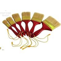 ราคา แปรงทาสี ทาสีน้ำ ทาสีน้ำมัน สีทาไม้ อย่างดีคุณภาพ ขนขาวด้ามแดง ขนาด 1นิ้ว 1นิ้วครึ่ง 2นิ้ว 2นิ้วครึ่ง 3นิ้ว 4นิ้ว (7453371495)