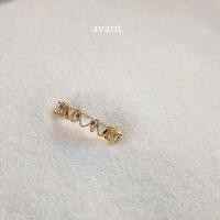 ราคา Avantgarde bkk Love yourself ring แหวนรูปหัวใจประดับพลอยสีขาว (18147779753)
