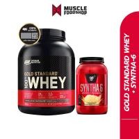 ราคา SET Optimum Nutrition Gold Standard Whey 5 Lbs รส Chocolate BSN Whey Protien Syntha 6 3 lb (20576698835)